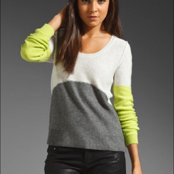 FP Beach Colorblock Sweater - Green/Grey - Picture 3 of 4